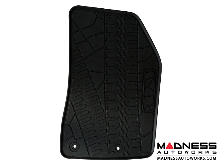 FIAT 500X Floor Mats All Weather Rubber LUXUS Premium Front